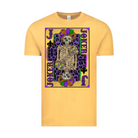 Vintage Mustard joker mardi gras skeleton Vintage Tee - CowGirlArtShop