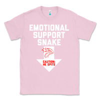Bubblegum Pink Mens Crude Humor Inappropriate Emotional Support Snake Halloween Classic Tee - trangStudio