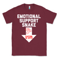 Mens Crude Humor Inappropriate Emotional Support Snake Halloween Classic Tee | Teevron
