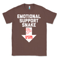 Chestnut Mens Crude Humor Inappropriate Emotional Support Snake Halloween Classic Tee - trangStudio