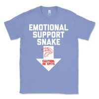 Colony Blue Mens Crude Humor Inappropriate Emotional Support Snake Halloween Classic Tee - trangStudio