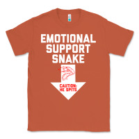 Copper Mens Crude Humor Inappropriate Emotional Support Snake Halloween Classic Tee - trangStudio
