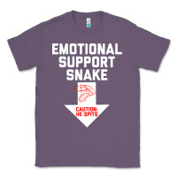 Lavender Mens Crude Humor Inappropriate Emotional Support Snake Halloween Classic Tee - trangStudio