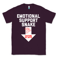 Plum Mens Crude Humor Inappropriate Emotional Support Snake Halloween Classic Tee - trangStudio