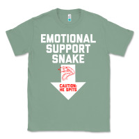 Sage Mens Crude Humor Inappropriate Emotional Support Snake Halloween Classic Tee - trangStudio
