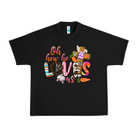 Black oh how he loves us Urban Heavy Tee - CowGirlArtShop