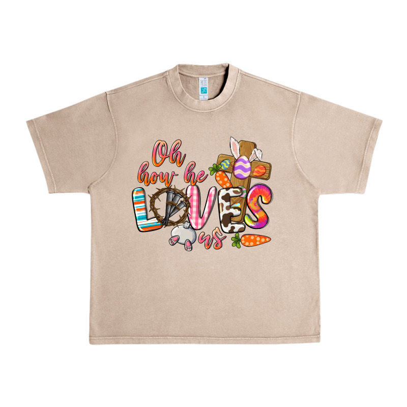 Oh How He Loves Us Urban Heavy Tee by CowGirlArtShop | Teevron