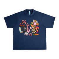 Navy oh how he loves us Urban Heavy Tee - CowGirlArtShop