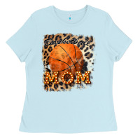 Baby Blue basketball mom Ladies Tee - Bettercallsaul