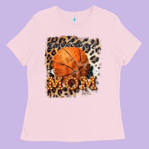 Basketball Mom Ladies Tee Designed By Bettercallsaul