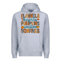 Heather Grey Flannels hayrides Premium Hoodie - RanaPortraitStore
