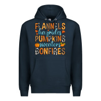 Navy Flannels hayrides Premium Hoodie - RanaPortraitStore