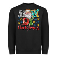 Black How Dy Christmas Heavyweight Sweatshirt - CowhideDigitalArt