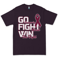 Plum Go Burgundy Fifht Hard Win The Fight Premium Tee - Bettercallsaul
