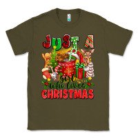 Army Green just a girl who loves christmas Classic Tee - texasbilliewilder