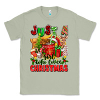 Matcha just a girl who loves christmas Classic Tee - texasbilliewilder