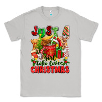 Moon Dust just a girl who loves christmas Classic Tee - texasbilliewilder