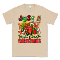 Mushroom just a girl who loves christmas Classic Tee - texasbilliewilder