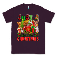Plum just a girl who loves christmas Classic Tee - texasbilliewilder