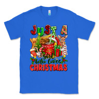 True Royal just a girl who loves christmas Classic Tee - texasbilliewilder