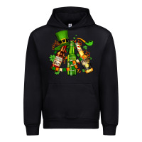 Black st patrick's beers flags and hat Urban Hoodie - AdoDesignShop
