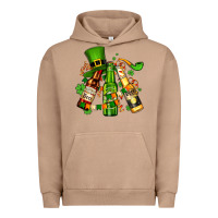 Pigment Burro st patrick's beers flags and hat Urban Hoodie - AdoDesignShop