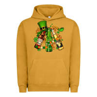Pigment Peanut Butter st patrick's beers flags and hat Urban Hoodie - AdoDesignShop