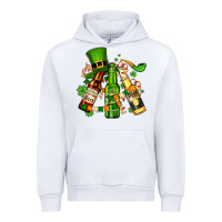 White st patrick's beers flags and hat Urban Hoodie - AdoDesignShop