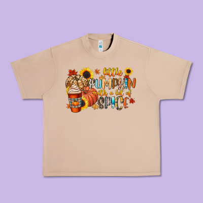 Little Pumpkin With A Lot Of Spice Urban Heavy Tee Designed By Cowgirlartshop