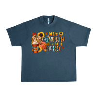 Midnight Navy little pumpkin with a lot of spice Urban Heavy Tee - CowGirlArtShop
