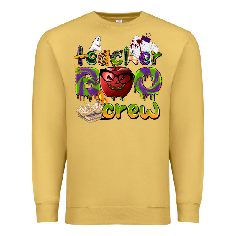 Teacher Boo Crew Premium Sweatshirt by BarkalooDesign | Teevron