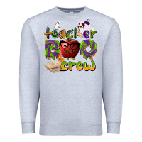 Heather Grey teacher boo crew Premium Sweatshirt - BarkalooDesign
