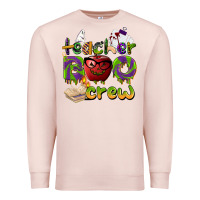 Pale Pink teacher boo crew Premium Sweatshirt - BarkalooDesign