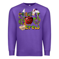 Purple teacher boo crew Premium Sweatshirt - BarkalooDesign