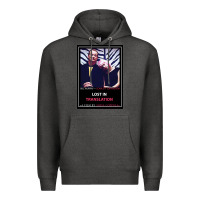 Charcoal Heather Lost in Translation Poster GIFT Premium Hoodie - trangStudio