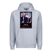Heather Grey Lost in Translation Poster GIFT Premium Hoodie - trangStudio