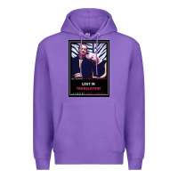 Purple Lost in Translation Poster GIFT Premium Hoodie - trangStudio