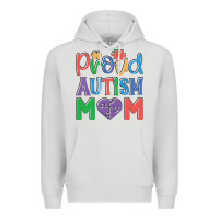 Dove Grey Proud Autism Mom Premium Hoodie - CowhideDigitalArt