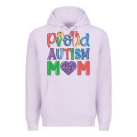 Lilac Proud Autism Mom Premium Hoodie - CowhideDigitalArt