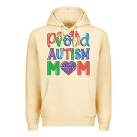 Pina Colada Proud Autism Mom Premium Hoodie - CowhideDigitalArt