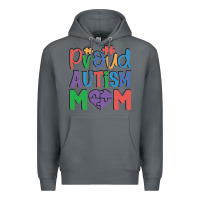 Rock Proud Autism Mom Premium Hoodie - CowhideDigitalArt