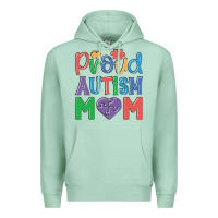 Seafoam Proud Autism Mom Premium Hoodie - CowhideDigitalArt