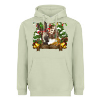Matcha christmas donkey candy house Heavyweight Hoodie - BarkalooDesign