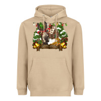 Mushroom christmas donkey candy house Heavyweight Hoodie - BarkalooDesign