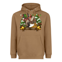 Toasted Coconut christmas donkey candy house Heavyweight Hoodie - BarkalooDesign