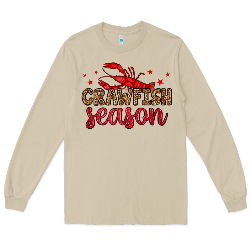 Crawfish Season Long Sleeve Tee by OliviaCreatesArt | Teevron