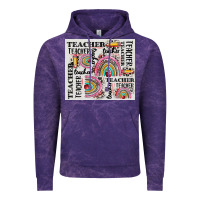 Cloud Purple teacher tumbler Vintage Hoodie - CowGirlArtShop