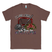 Chestnut i'm just a woman who loves her hockey player Classic Tee - SublimationCraftShop