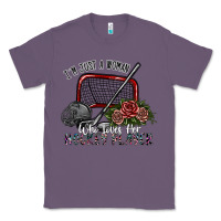 Lavender i'm just a woman who loves her hockey player Classic Tee - SublimationCraftShop