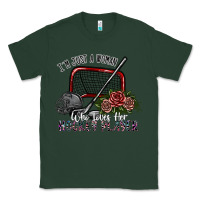Sports Green i'm just a woman who loves her hockey player Classic Tee - SublimationCraftShop